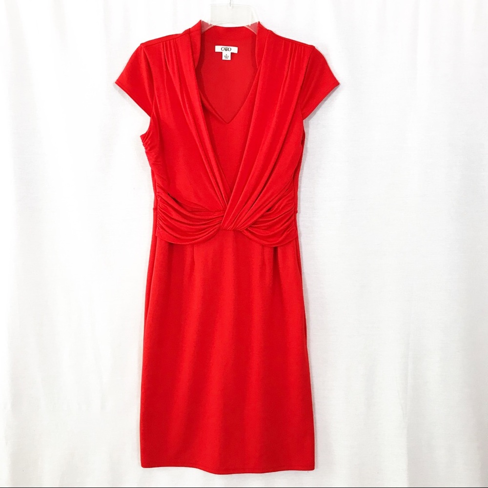 Cato Red Knit Dress